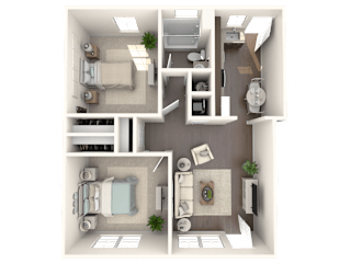 Floor Plan Two Bedroom