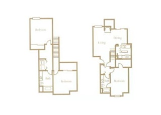 3 Bed - 2 Bath, 1250 sq ft