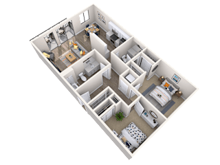 2, 2br, 2ba, 920 sq. ft.