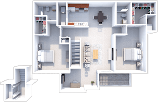 Donovan 2 bedroom, 2 bath at Chelsea Park apartments