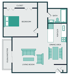 a blueprint of a floor plan of a house