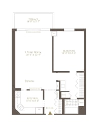 One Bedroom Apartment
