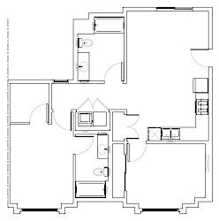 Floor Plan 2 Bedroom