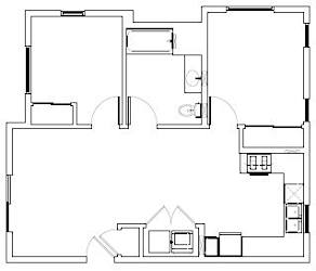 Floor Plan 2 Bedroom