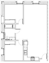 Floor Plan 2 Bedroom