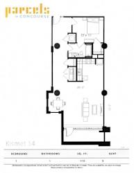 A14-page-001 Floor Plan at Parcels at Concourse, Memphis, 38104