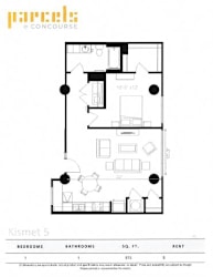 A5-page-001 Floor Plan at Parcels at Concourse, Memphis, TN