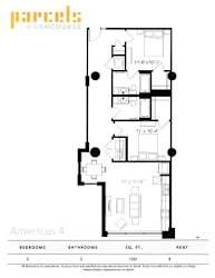 B4-page-001 Floor Plan at Parcels at Concourse, Memphis
