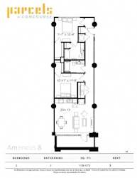 B8-page-001 Floor Plan at Parcels at Concourse, Memphis, 38104