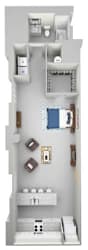 Crafton3 Floor Plan at Parcels at Concourse, Tennessee, 38104