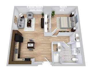 One Bedroom  at Leefort Terrace, Massachusetts , 01970