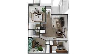 A series of images showing different rooms of a house.
