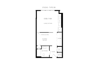 Marigold Floor Plan at Canvas, Maryland