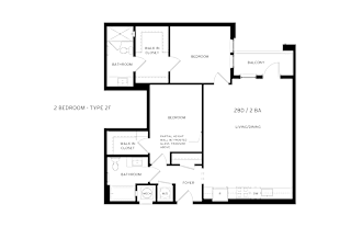 2F Floor Plan at Canvas, Hyattsville, MD 20781