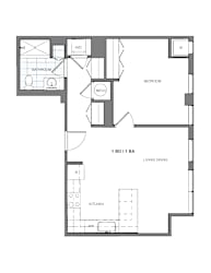 1 bed 1 bath at Essen Apartments, Alexandria, VA