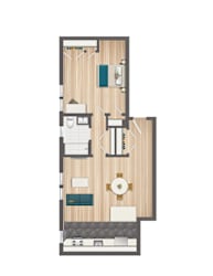 744-Square-Foot-One-Bedroom-One-Bath-Floorplan-Available-For-Rent-Serenade-Apartments