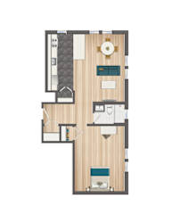 744-Square-Foot-One-Bedroom-One-Bath-Floorplan-Available-For-Rent-Serenade-Apartments