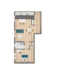 744-Square-Foot-One-Bedroom-One-Bath-Floorplan-Available-For-Rent-Serenade-Apartments