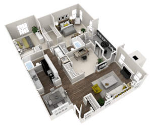Chateau Floor Plan at Inverness Cliffs, Birmingham
