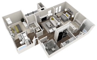 Lodge Floor Plan at Inverness Cliffs, Birmingham, 35242