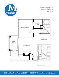 a floor plan of a bedroom apartment