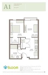 A1 Floorplan at Bloom, Monona