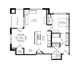 A6 Floor Plan at Two Points Crossing, Wisconsin, 53593