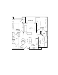 E - ADA Floor Plan at Two Points Crossing, Wisconsin
