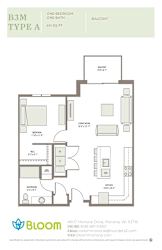B3M Type A Floorplan at Bloom, Monona, 53716