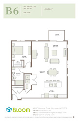 B6 Floorplan at Bloom, Monona, WI