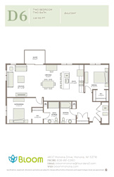 D6 Floorplan at Bloom, Monona, WI