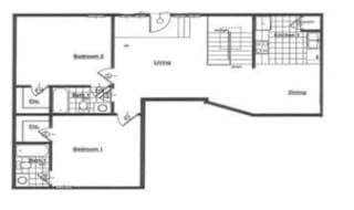 an image of a floor plan of a house