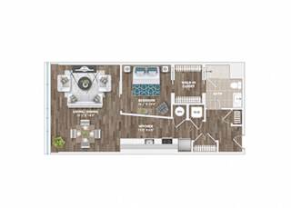 A5A Floor Plan at Sinclaire on Seminary, Alexandria, VA