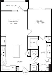A black and white image of a floor plan for a home.