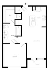a floor plan of a house with a diagram of the rooms and floors