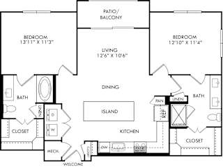 Floor Plan Brooks