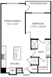 floor plan photo of the cortona in fairview, tx