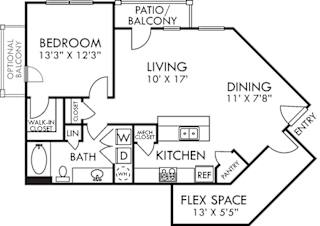 A black and white image of a house floor plan.