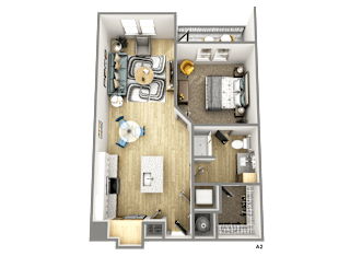 bedroom floor plan an in 2d