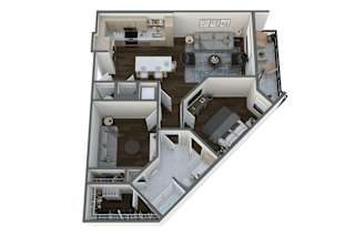 the floor plan 3 bedroom 395 sq ft 460 sq ft
