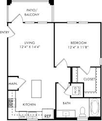 Floor Plan Knight with Assigned Garage