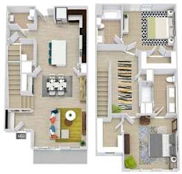 Floor Plan Watusi Townhome