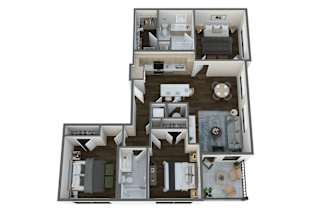 the citrus 303 floor plan  residences  276 square feet