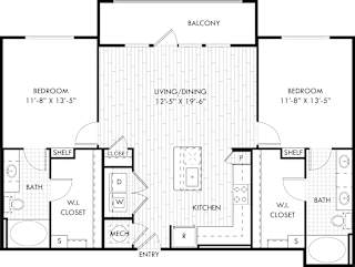 A black and white floor plan of a house with a balcony.
