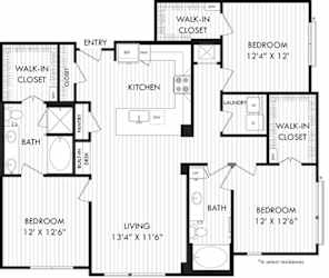 floor plan  the residences at sawmill estates apartments in