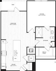 a black and white floor plan of a house