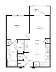 the floor plan of theoblox apartments