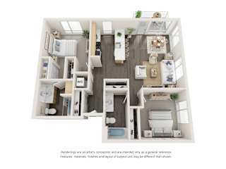 Floor Plan Two Bedroom