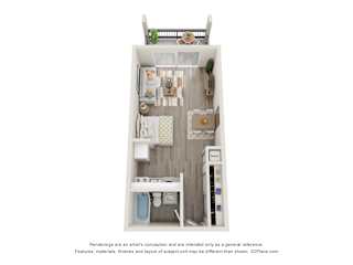 The Palm Floor Plan at Cypress Grove, Lauderhill, FL, 33313