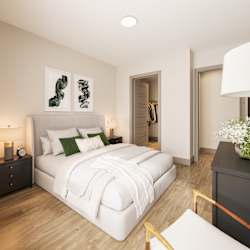 Bedroom at Bemiston Place Apartments, Missouri, 63105